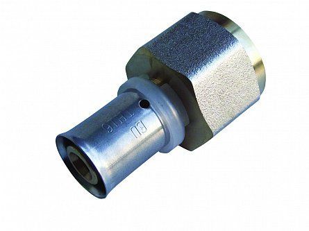 Мет. пласт. пресс EU муфта 16*1/2" ВР
