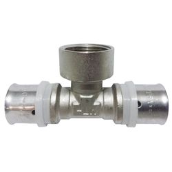 VALTEC Мет. пласт. пресс тройник 32-1.1/4"-32 ВР