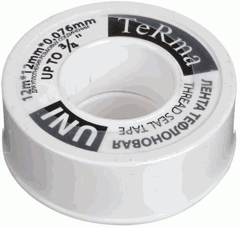 TERMA лента фум UNI 3/4" 12м*12мм*0.076мм арт.10031