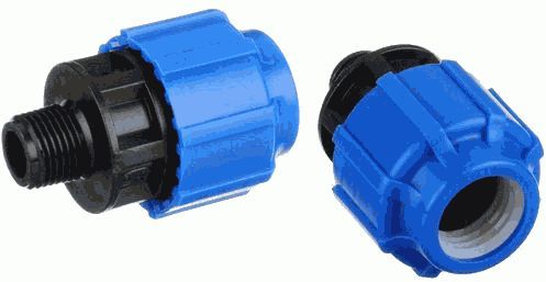 ПНД муфта 32*1/2" НР POELSAN GREEN (зеленая серия)