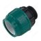 ПНД муфта 25*1/2" НР POELSAN GREEN (зеленая серия)