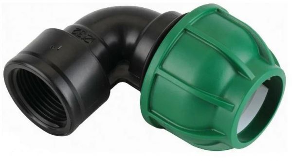 ПНД уголок 20*3/4" ВР POELSAN GREEN (зеленая серия)