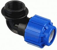 ПНД уголок 40*1.1/2" ВР POELSAN GREEN (зеленая серия)