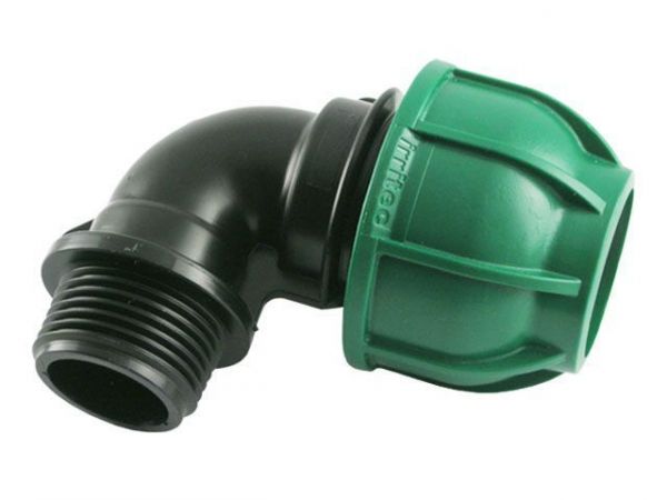 ПНД уголок 32*1.1/4" НР POELSAN GREEN (зеленая серия)