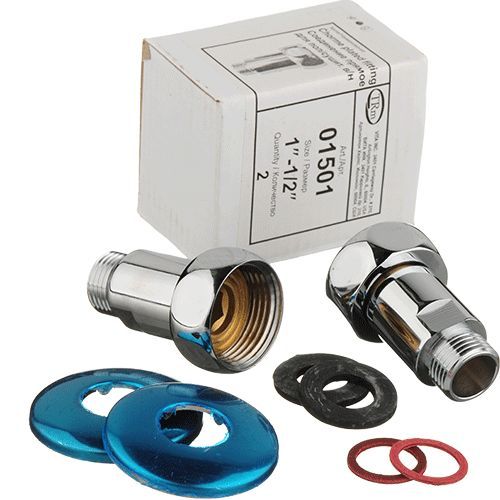 TERMA соединение прямое 1" х 1/2" для полотенцесушителя (пара) TRm 01501