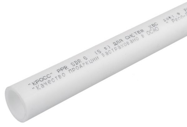 PPRC труба KROSS/КРОСС Ду 63х10.5 PN20 (холодная, горячая вода)