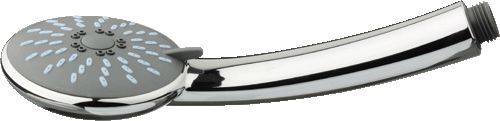 лейка MELODIA MKP 20537 диам.90 мм L230мм, хром/серый (3 функции)