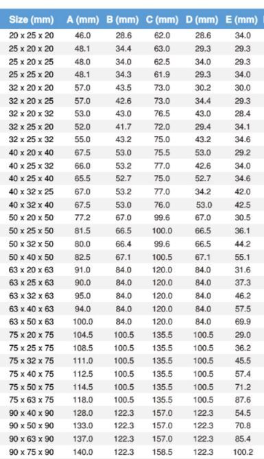 PPRC VESBO/ВЕСБО тройник переходной 40*32*40 (50114)
